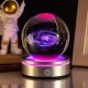 Creative 3D Inner Carving Luminous Crystal Ball Colorful Gradient Small Night Lamp Home Decorations Gifts Selection