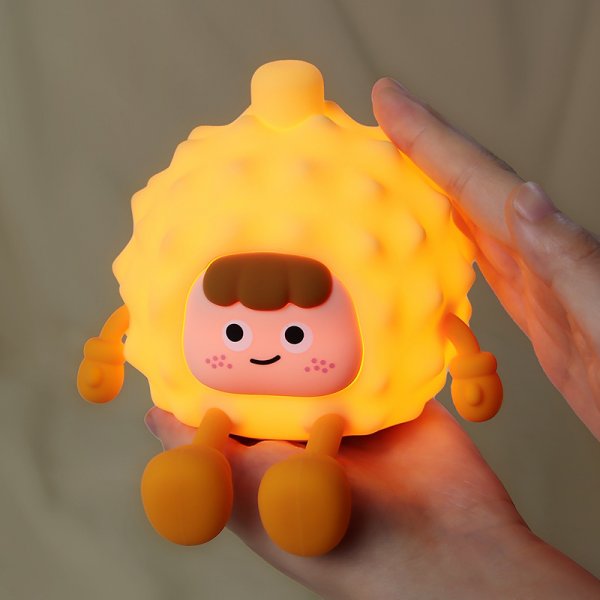 Durian Shape Silicone Pat Lamp Decoration Night Light