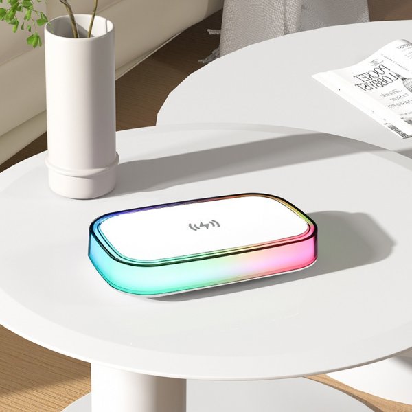 Desktop Wireless Charger Bedside Lamp LED Small Night Lamp